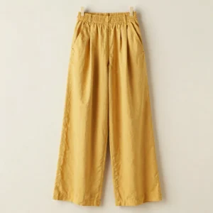 Wide Leg Cotton Pants